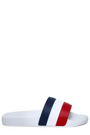 Moncler Logo Embossed Slip-On Slides