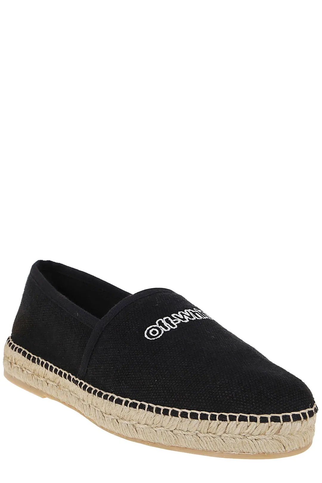 Off-White Round Toe Slip-On Espadrillas