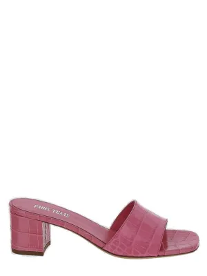 Paris Texas Anja Open Toe Slip-On Mules