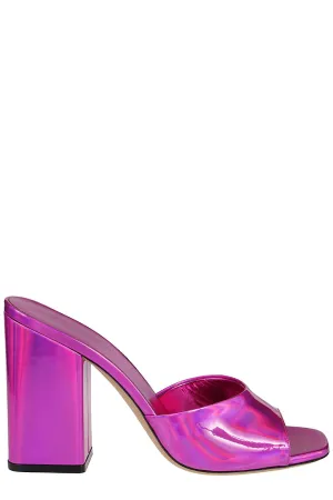 Paris Texas Anja Open Toe Slip-On Mules