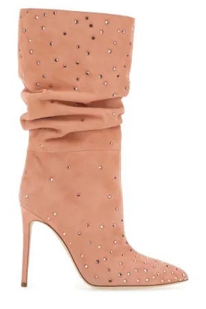 Paris Texas Holly Embellished Heeled Boots