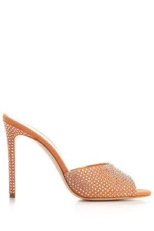 Paris Texas Holly Embellished Slip-On Mules