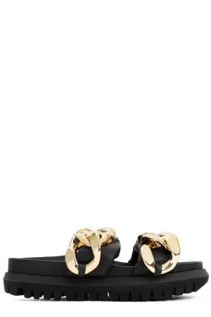 Sacai Chain Embellished Slip-On Sandals