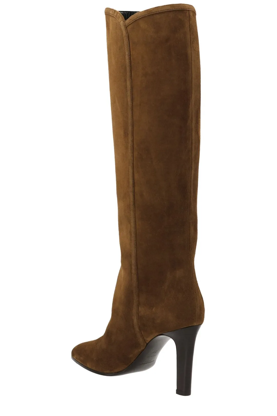 Saint Laurent Logo Plaque Jane Boots