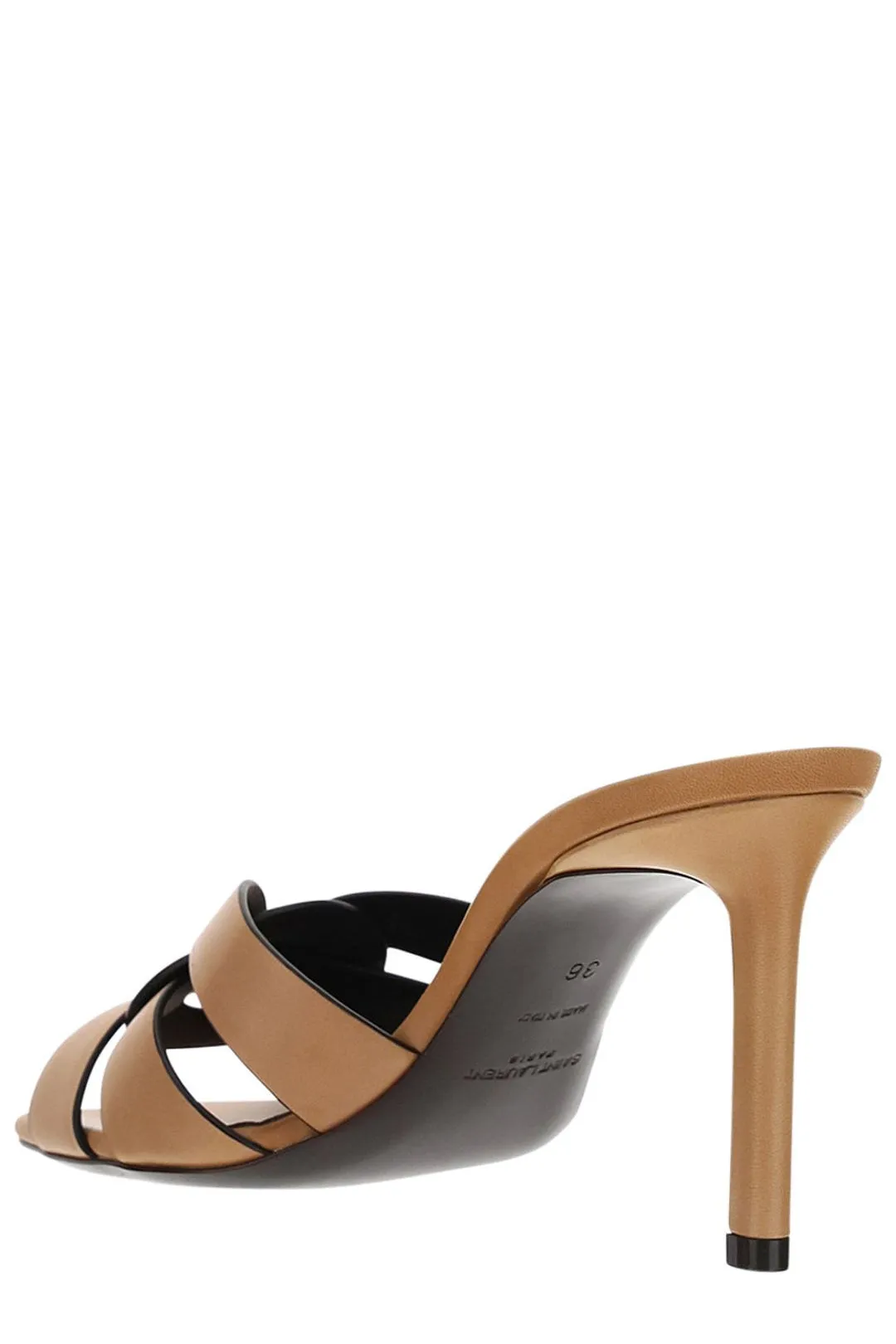 Saint Laurent Tribute Heeled Slip-On Mules