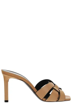 Saint Laurent Tribute Heeled Slip-On Mules