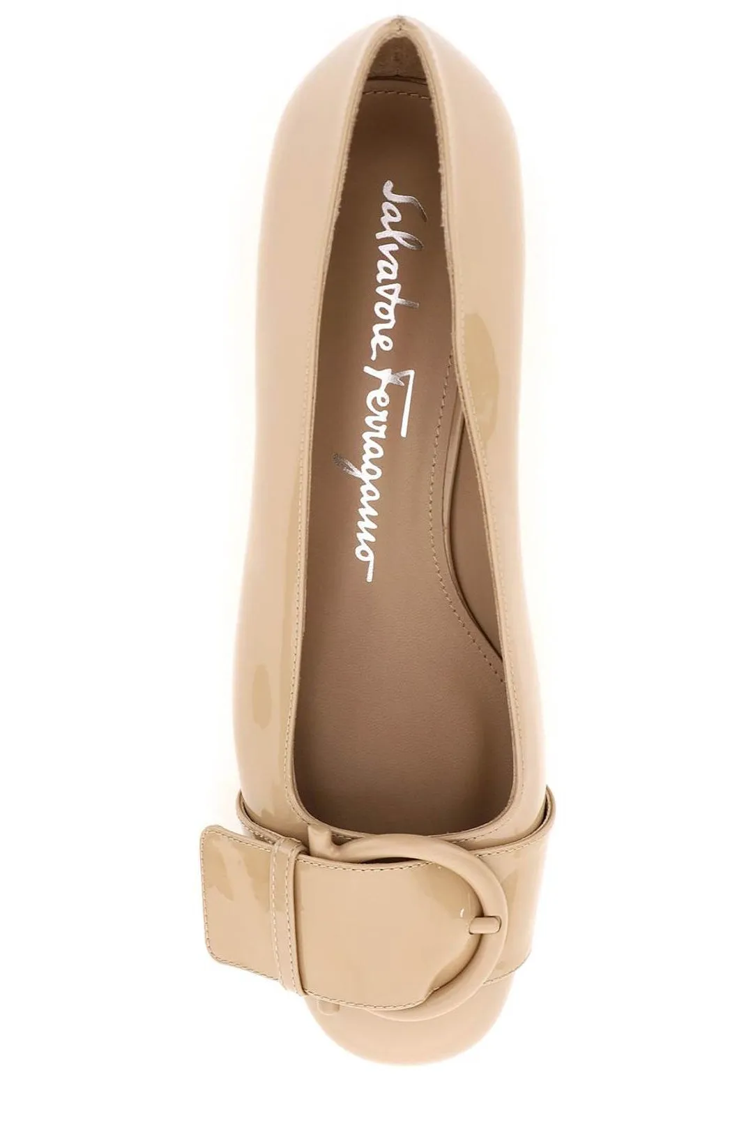 Salvatore Ferragamo Gancini-Buckle Detailed Pumps