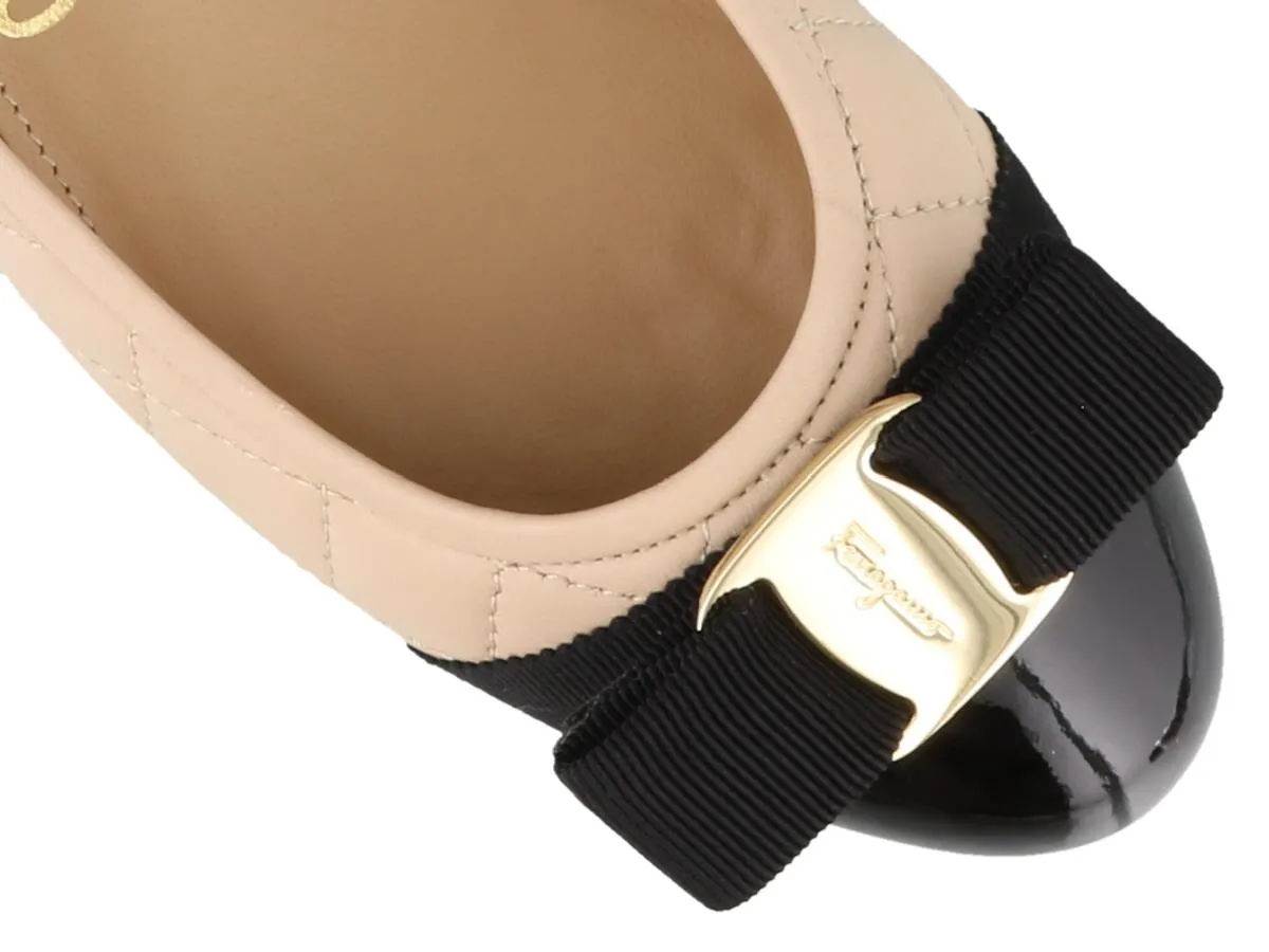 Salvatore Ferragamo Vara Bow Quilted Pumps