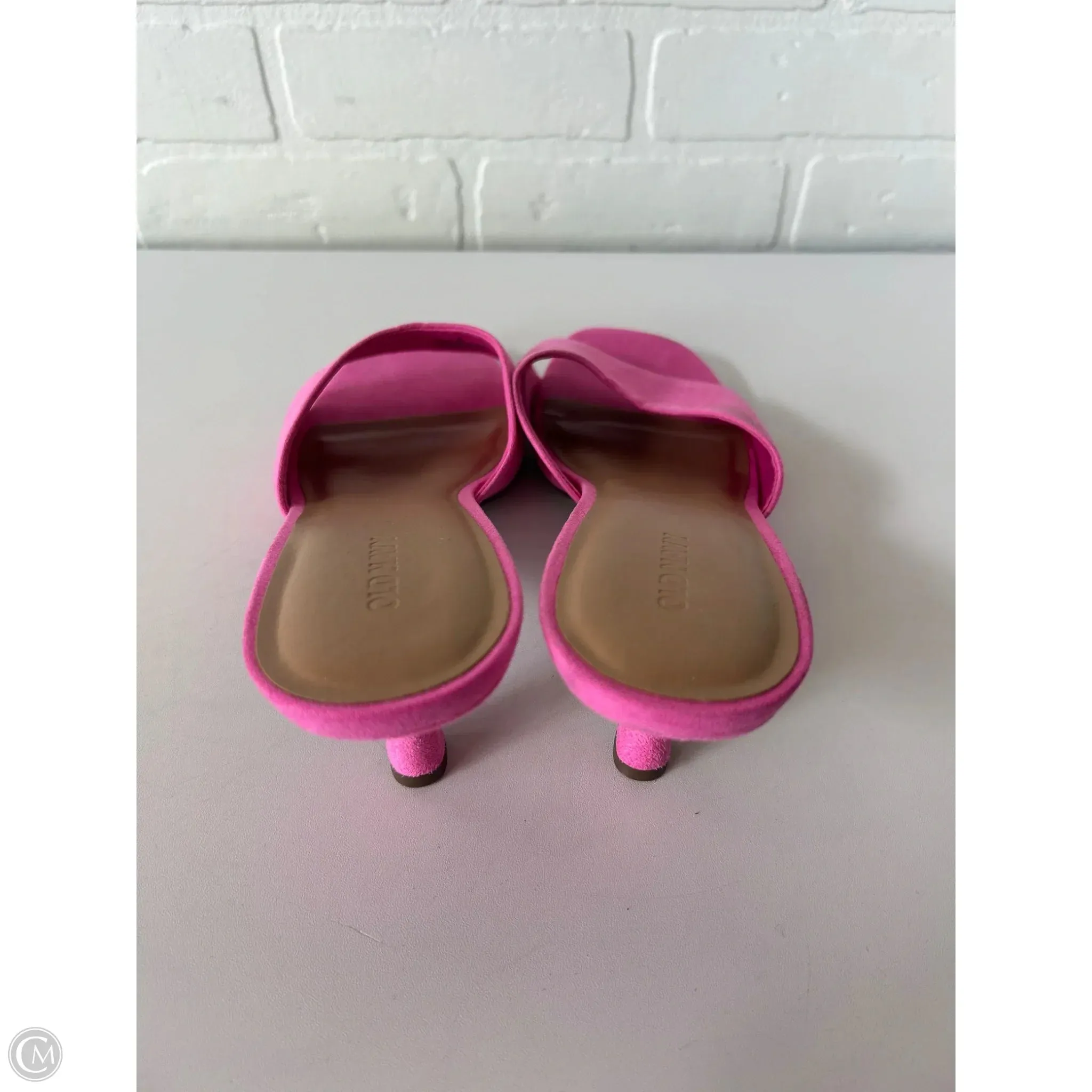 Sandals Heels Kitten By Old Navy In Pink, Size: 9
