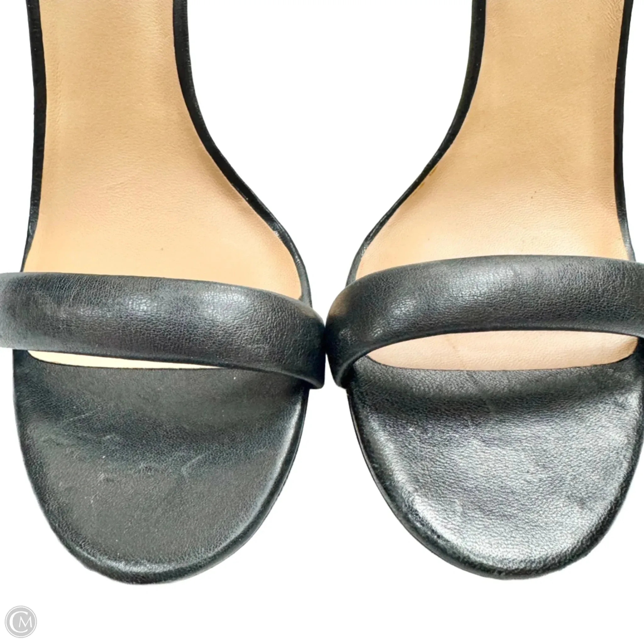 Sandals Heels Stiletto By Halston Heritage In Black & Tan, Size: 9