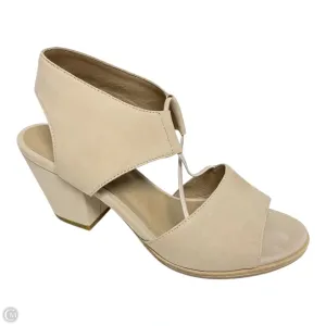 Shoes Heels Block By Eileen Fisher In Beige, Size: 8.5