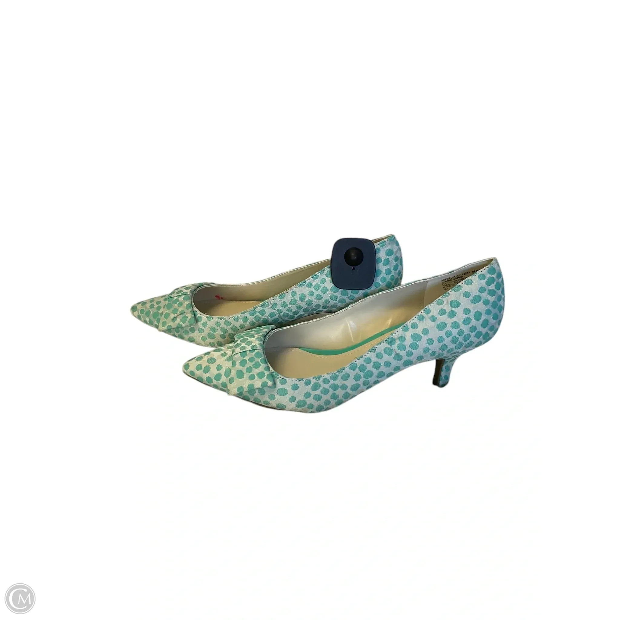 Shoes Heels Kitten By Anne Klein In Blue, Size: 9.5