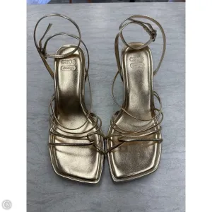 Shoes Heels Kitten By Asos In Gold, Size: 6.5