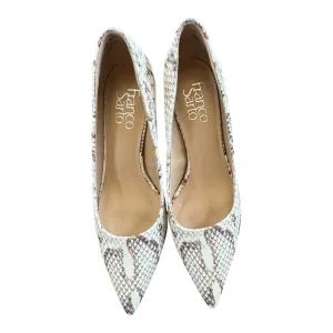 Shoes Heels Kitten By Franco Sarto In Snakeskin Print, Size:6.5