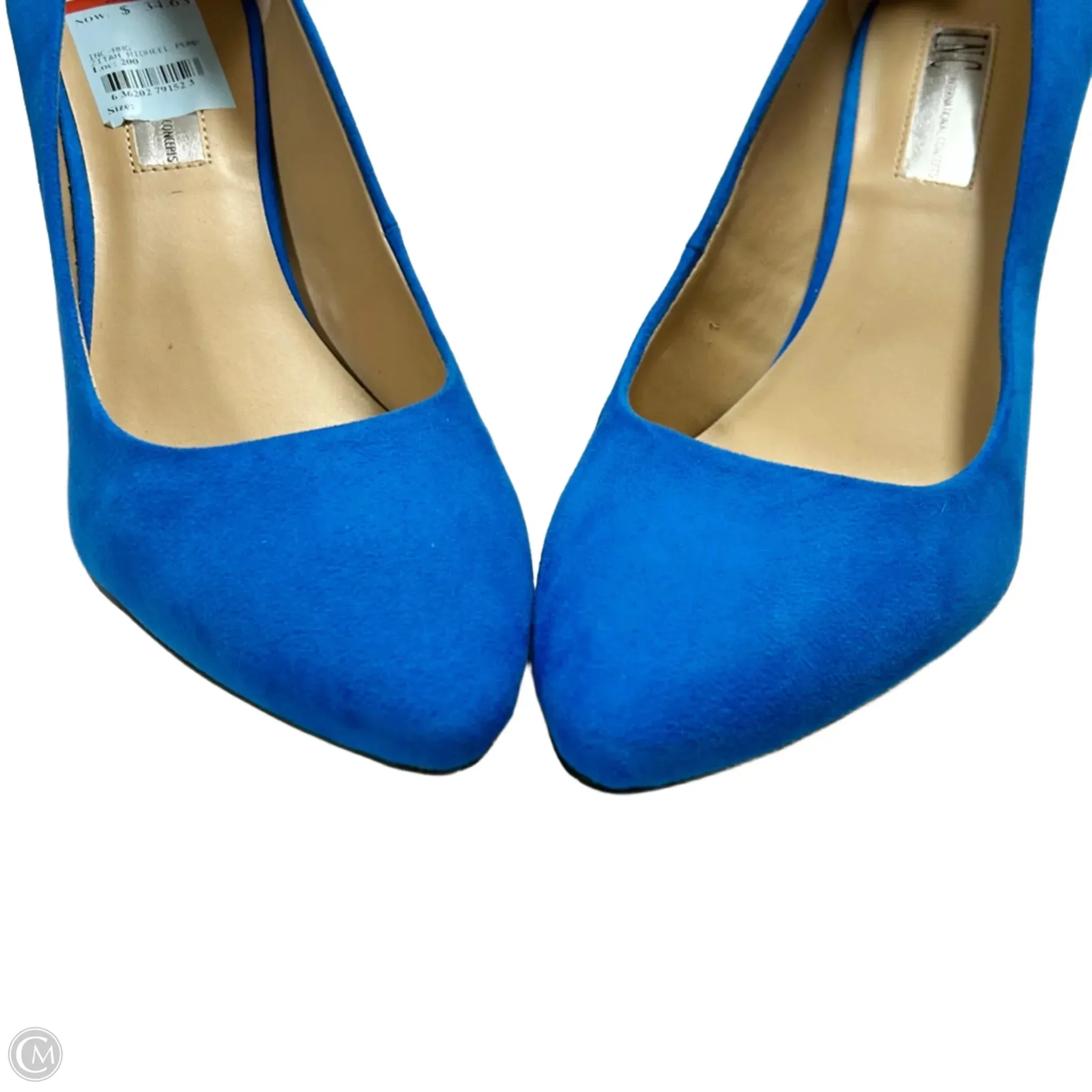Shoes Heels Kitten By Inc In Blue, Size: 9.5