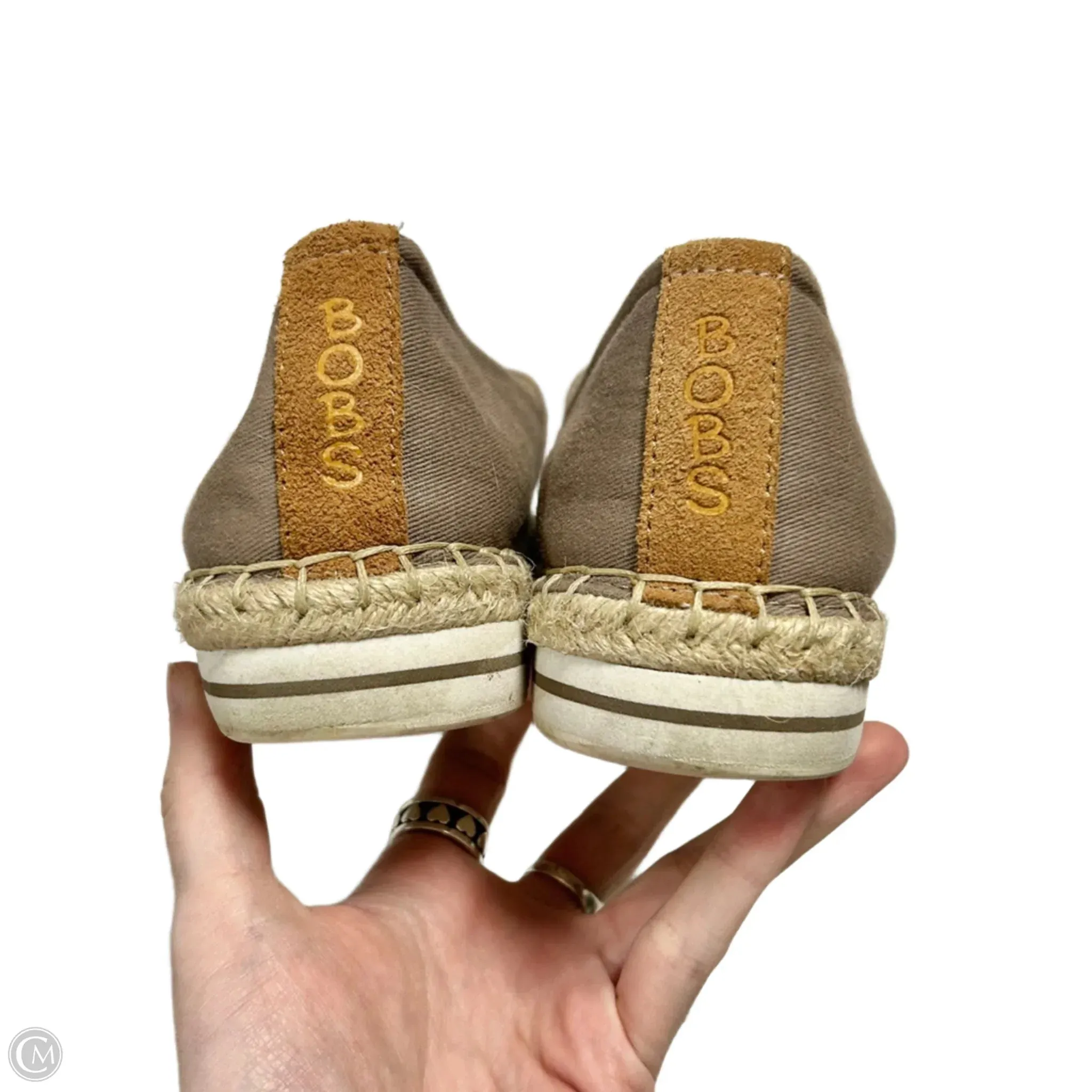 Shoes Heels Platform By Bobs In Taupe, Size: 7.5