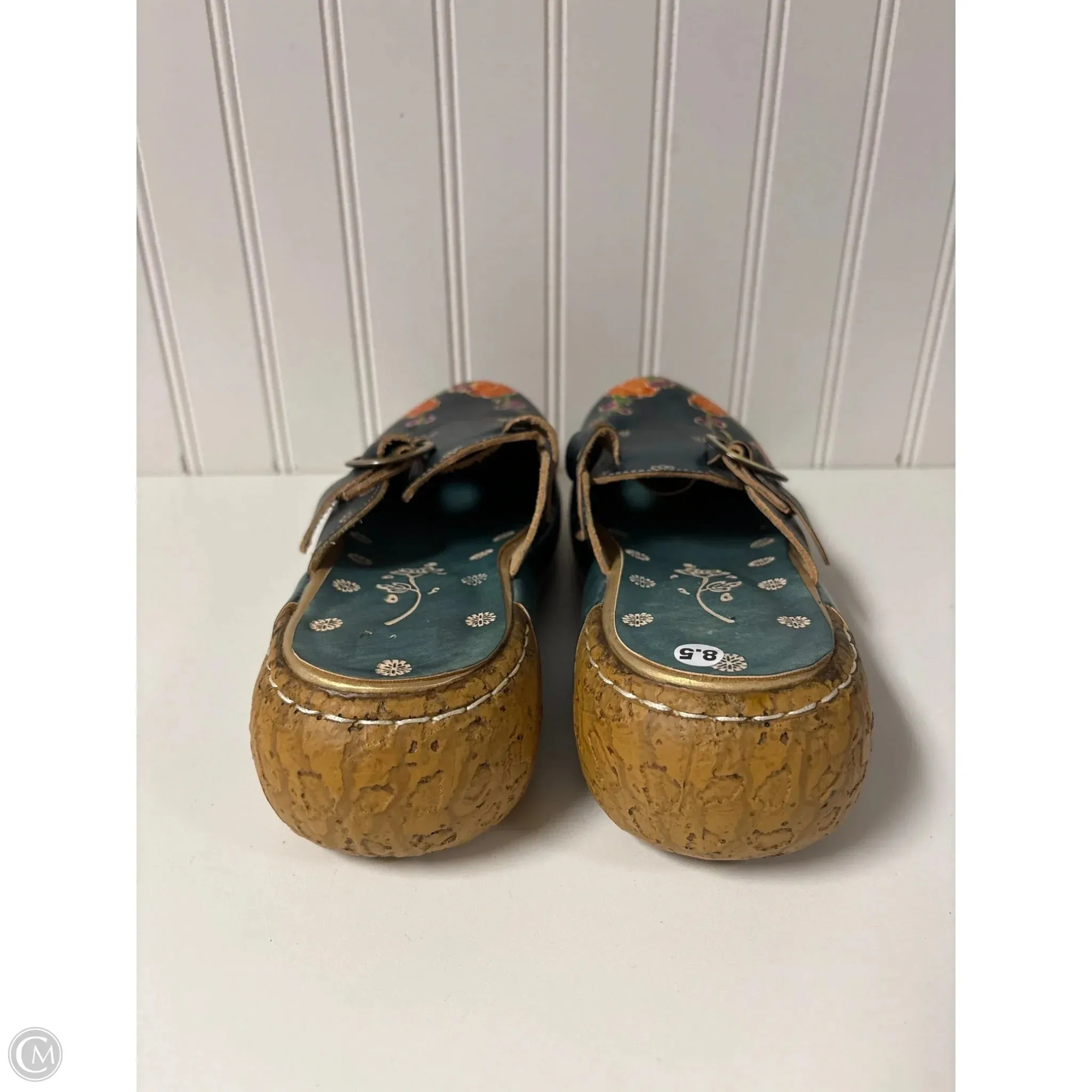 Shoes Heels Platform By Clothes Mentor In Blue, Size: 8.5