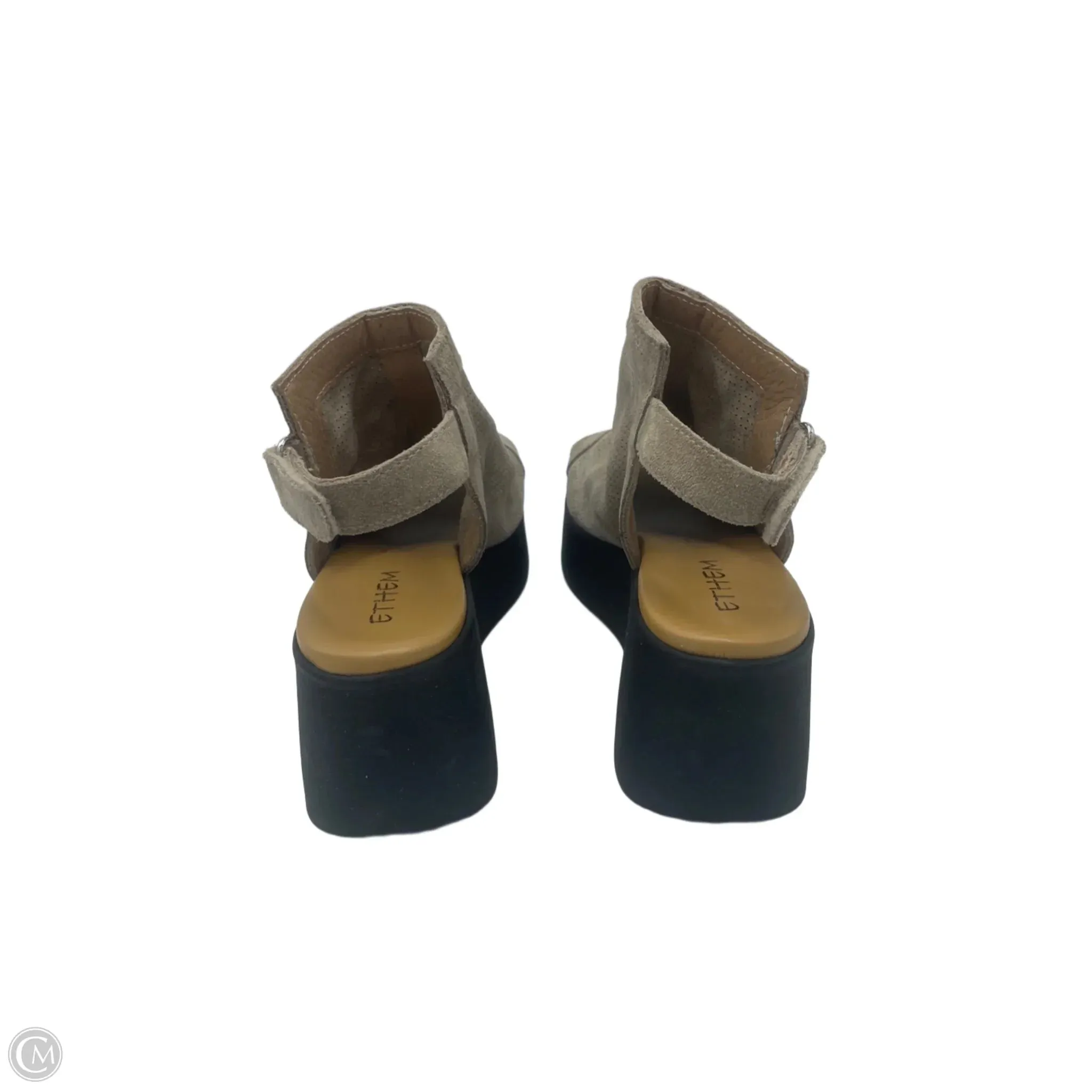 Shoes Heels Platform By Ethem In Beige, Size: 8