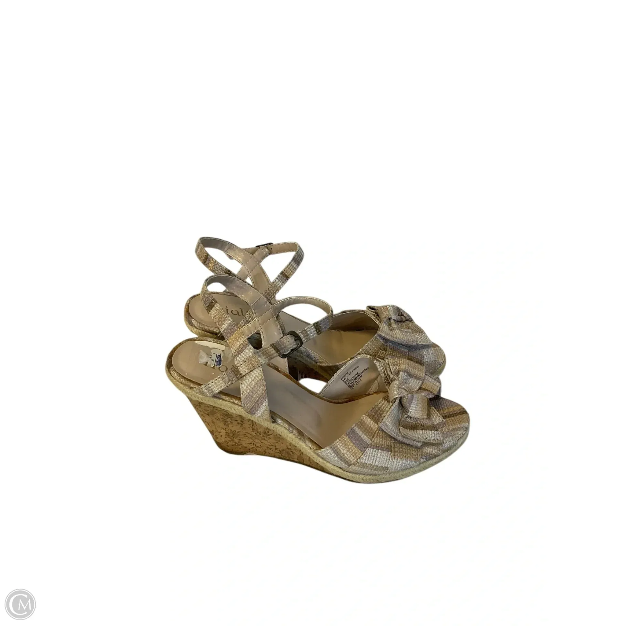 Shoes Heels Platform By Rialto In Tan, Size: 8