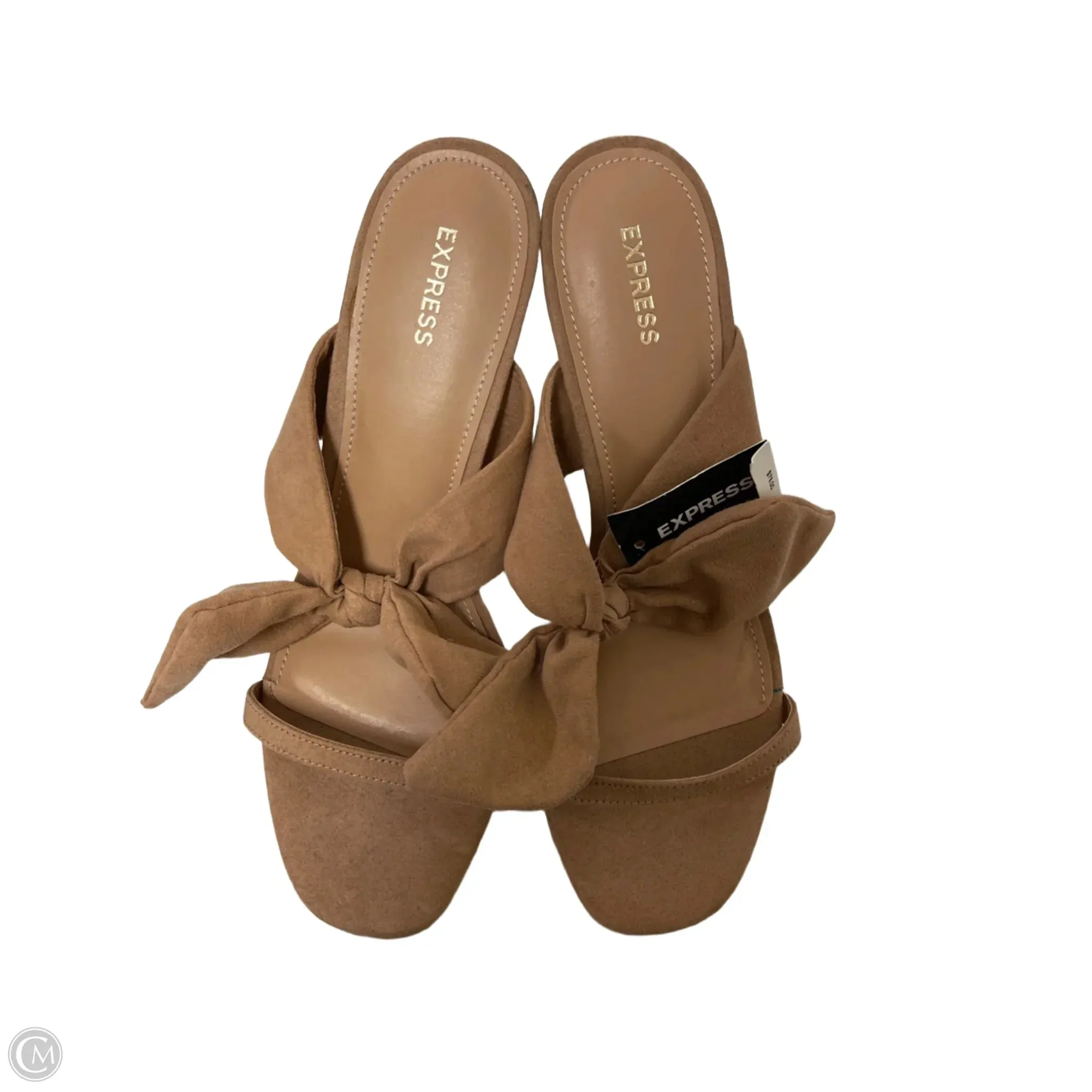 Shoes Heels Stiletto By Express In Tan, Size: 9.5