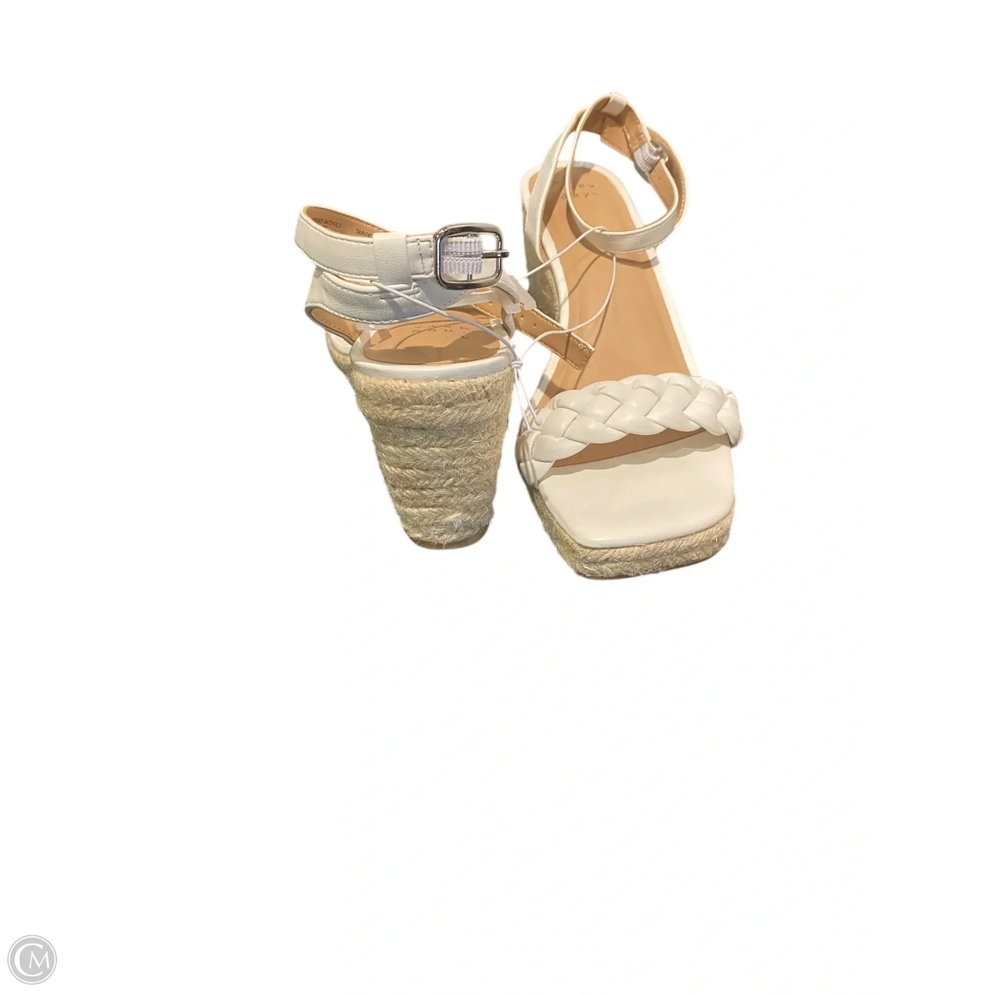 Shoes Heels Wedge By A New Day In White, Size: 10