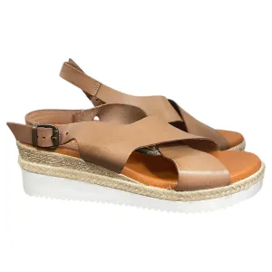 Shoes Heels Wedge By bertuchi shoe In Brown, Size:9