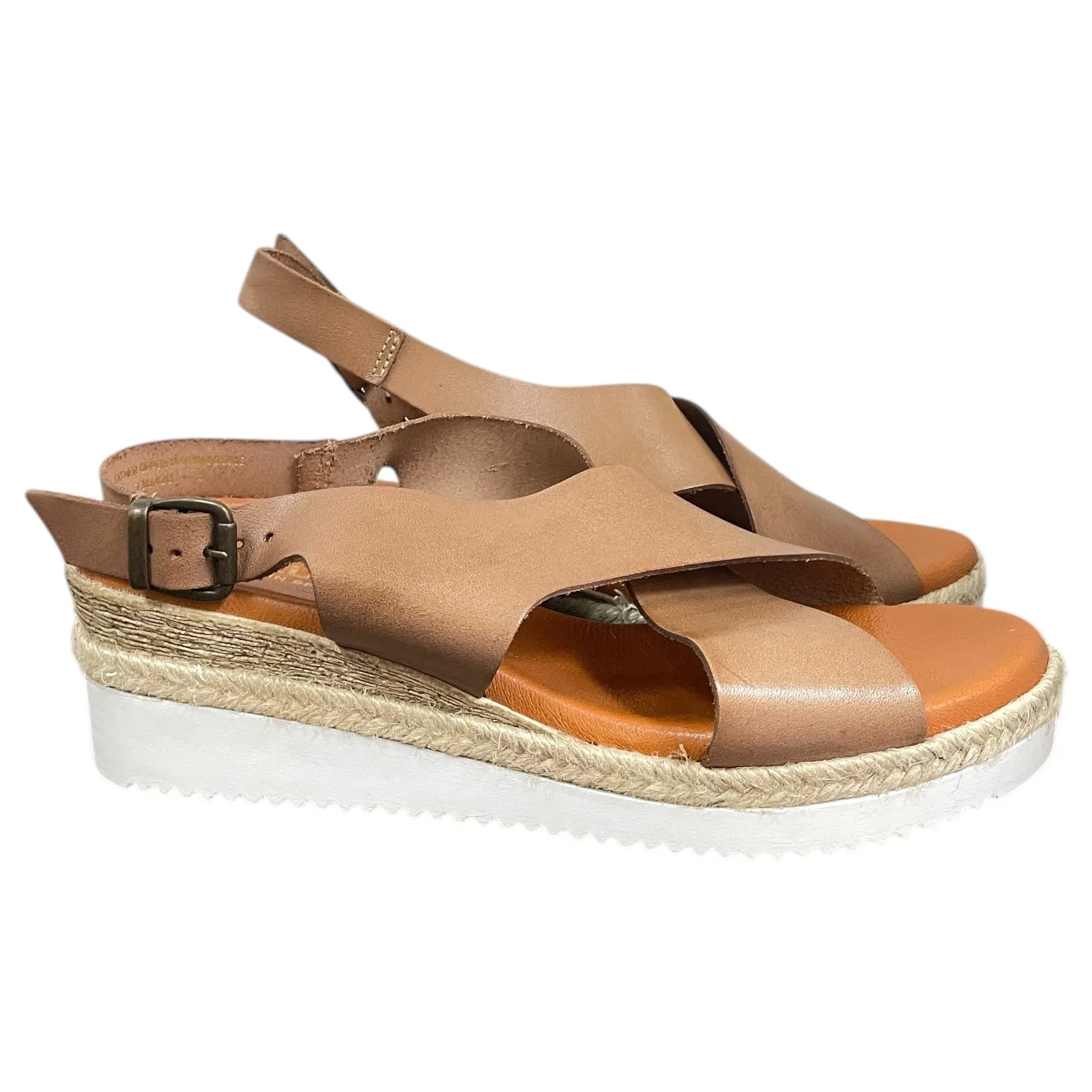 Shoes Heels Wedge By bertuchi shoe In Brown, Size:9