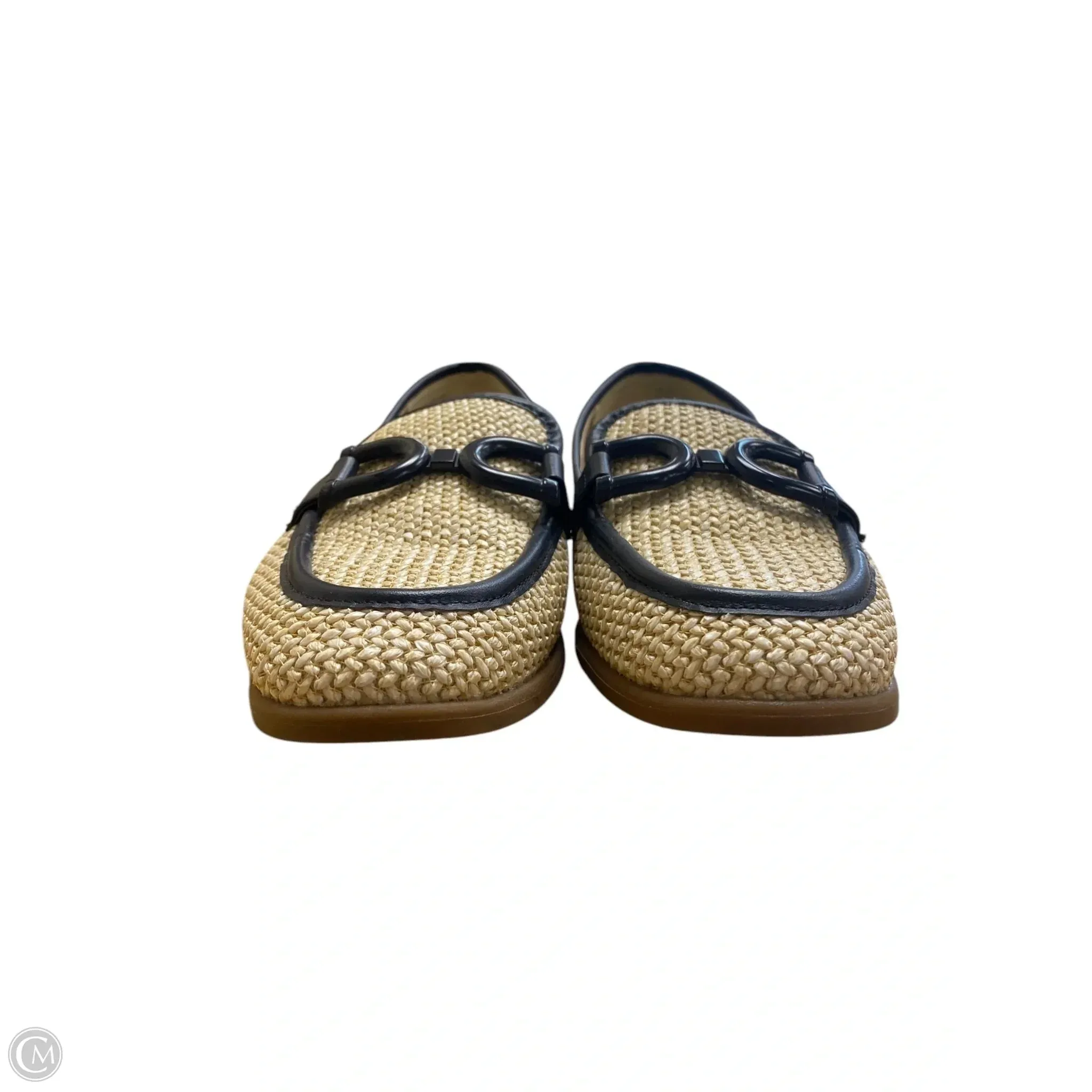 Shoes Heels Wedge By Kenneth Cole In Blue & Cream, Size: 7