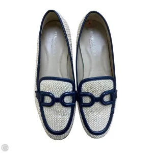 Shoes Heels Wedge By Kenneth Cole In Blue & Cream, Size: 7