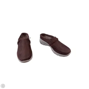 Shoes Heels Wedge By Skechers In Brown, Size: 8