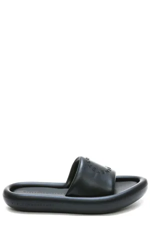 Stella McCartney Air Logo Detailed Slip-On Slides
