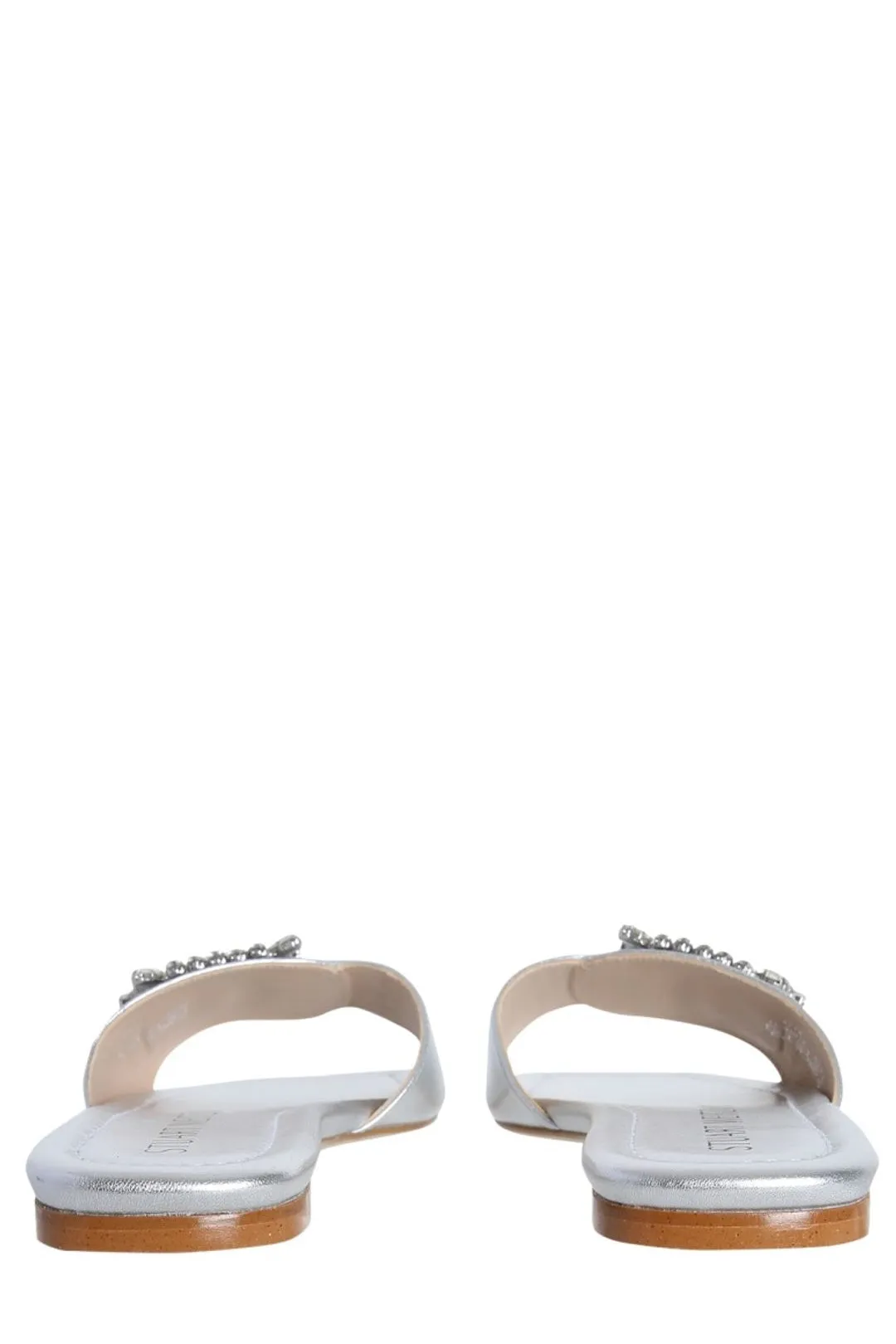 Stuart Weitzman Buckle Detailed Slip-On Mules