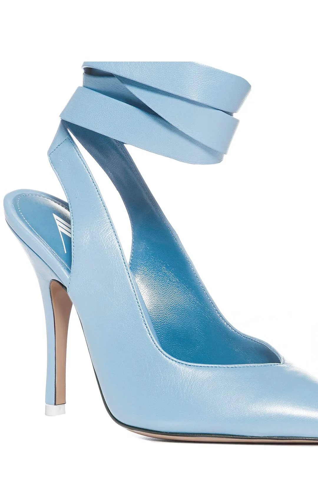 The Attico Venus Ribbon Slingback Pumps