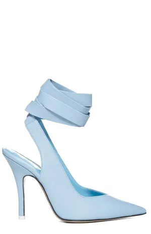 The Attico Venus Ribbon Slingback Pumps