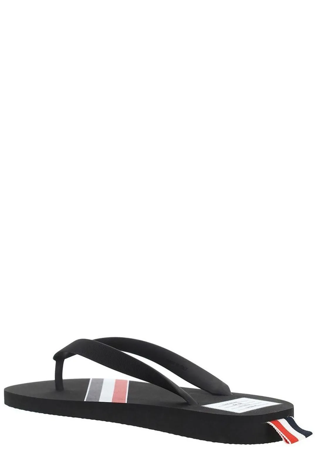 Thom Browne Stripe-Detailed Slip On Flip Flops