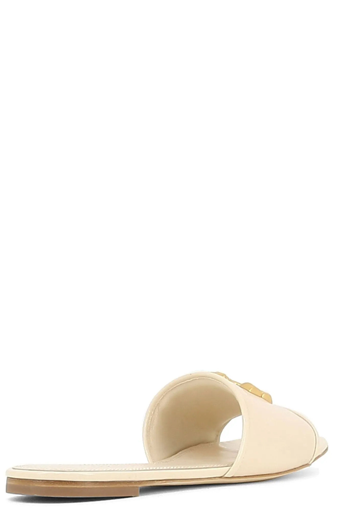 Tory Burch Eleanor Logo Plaque Slip-On Sandals