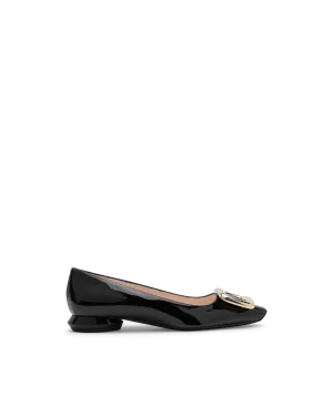 Trompette Metal Buckle Ballerinas