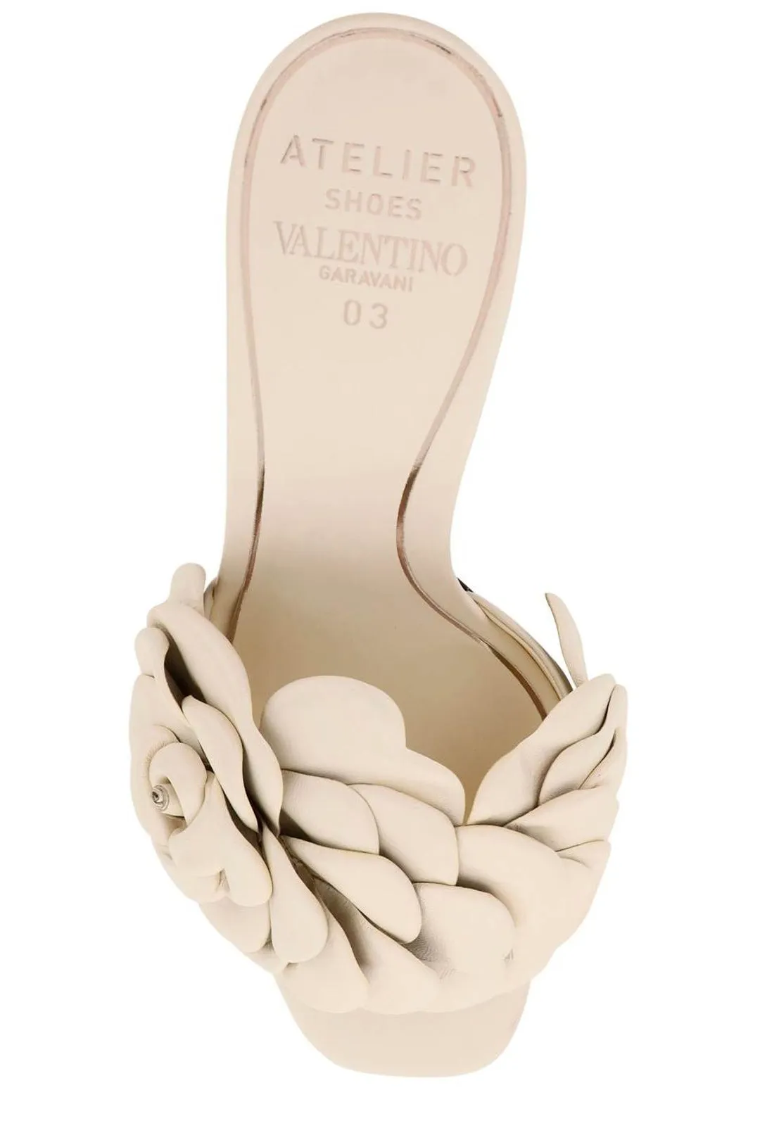 Valentino Floral Detailed Slip-On Mules