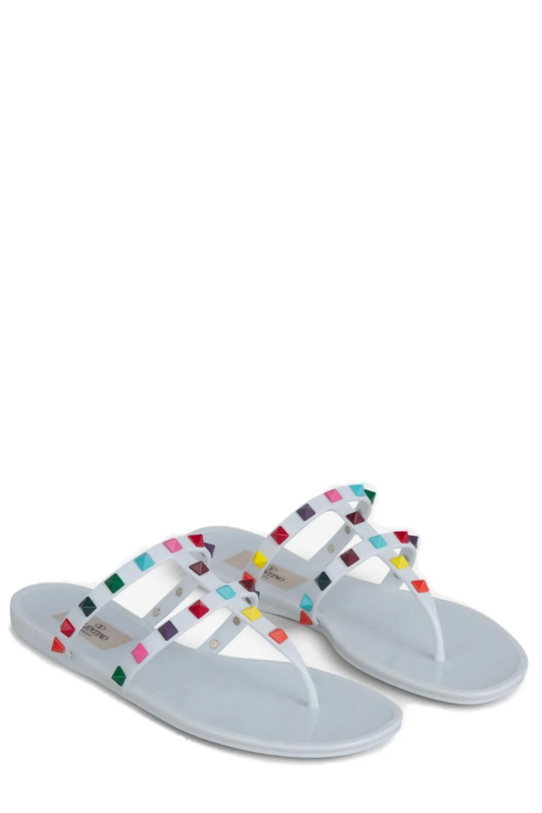 Valentino Garavani Rockstud Slip On Thong Sandals