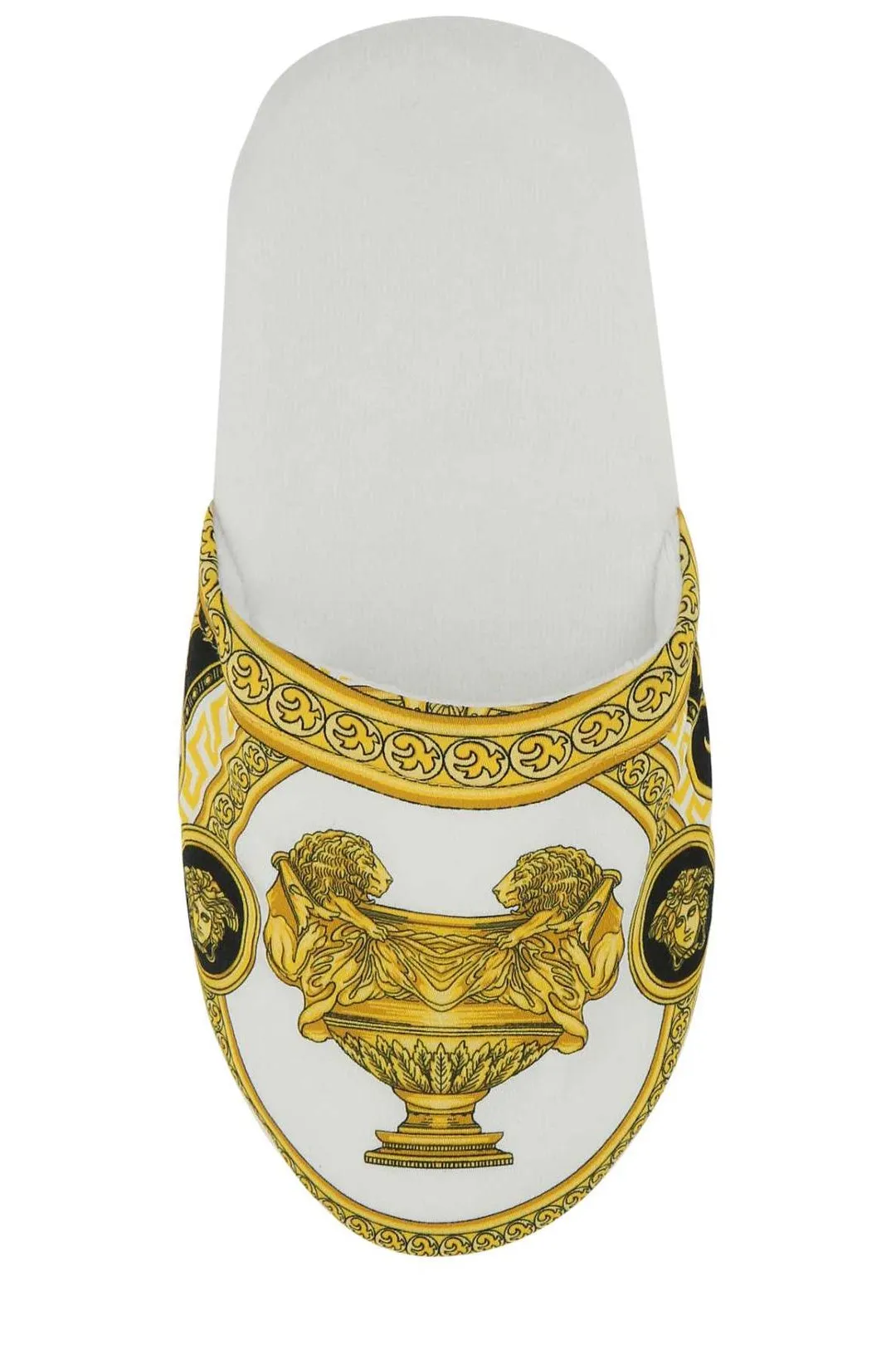 Versace Baroque Pattern Slip-On Slippers