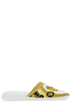 Versace Baroque Pattern Slip-On Slippers