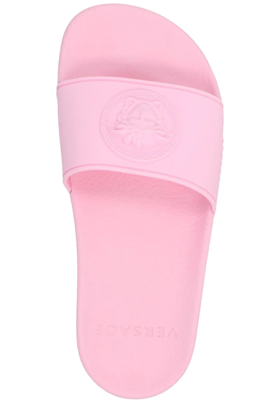 Versace Kids Medusa Embossed Slip On Slides